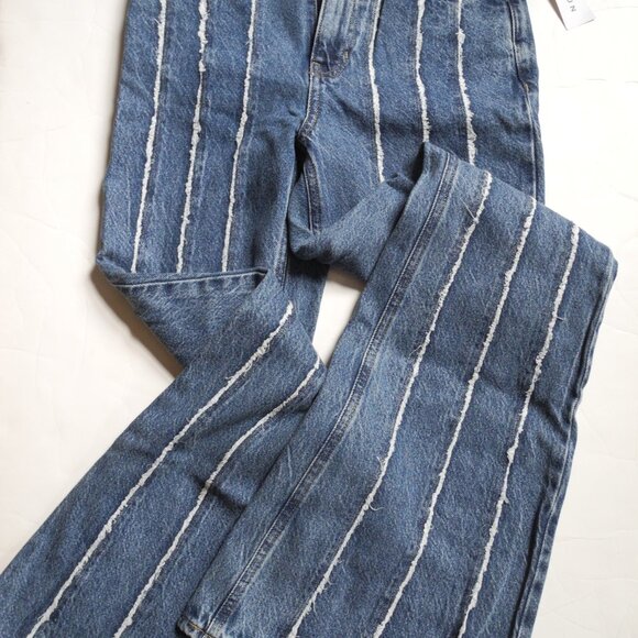 PacSun High Rise Pieced Flare jeans Lydia 25 NWT - Picture 2 of 4